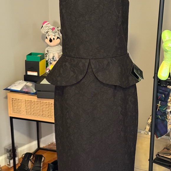 White House Black Market Black Strapless Dress - Picture 10 of 12